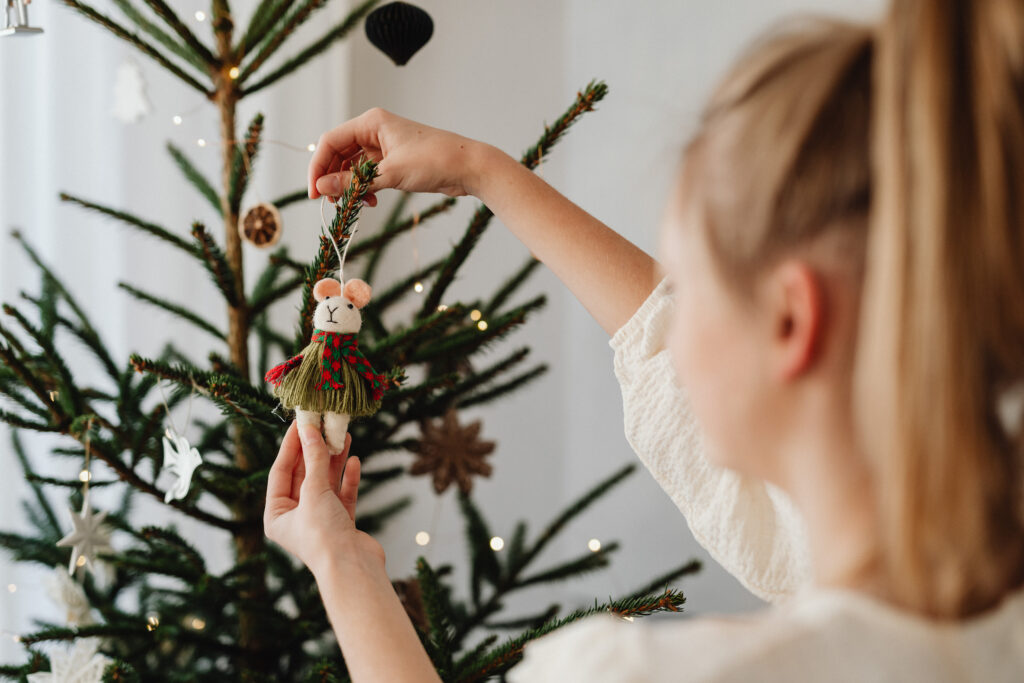 Weihnachtskarte mit Foto